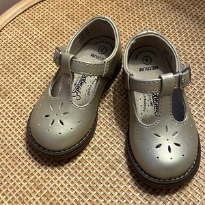 Footmates gold shoes.